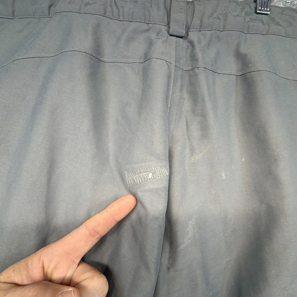 North Face Hyvent Ski Snow Cargo Pants Men's XL Gray Snowboard Baggy Sportswear